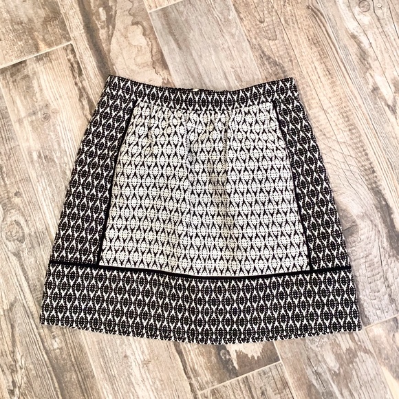 J. Crew Multi Textured Geometric Print Skirt - Picture 8 of 8